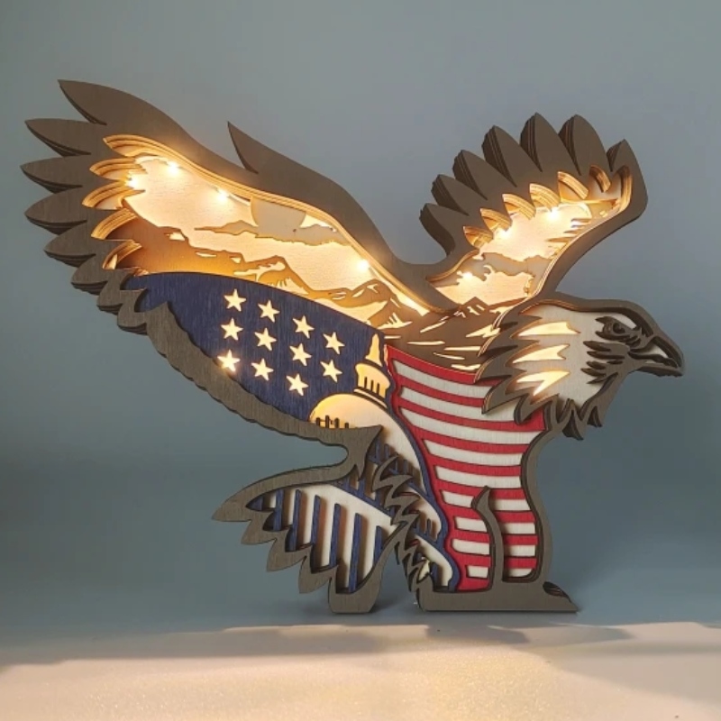 3d Eagle houten ambacht decoratie